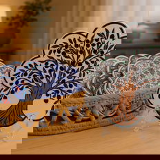 Joyful Home Ceramic Trivet (Assorted Colors)