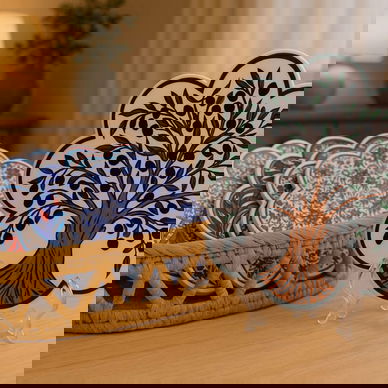 Joyful Home Ceramic Trivet (Assorted Colors)