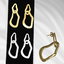 Organic Link Hoop Earrings Organic Link Hoop Earrings