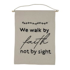 Walk By Faith Wall Hanging