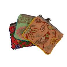 Heritage Stitch Change Purse