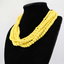 Strands of Hope Necklace — Saffron Yellow