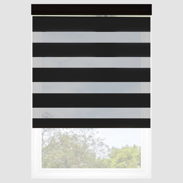 Light Grey Cascade Petite Light Filtering Sheer Shades