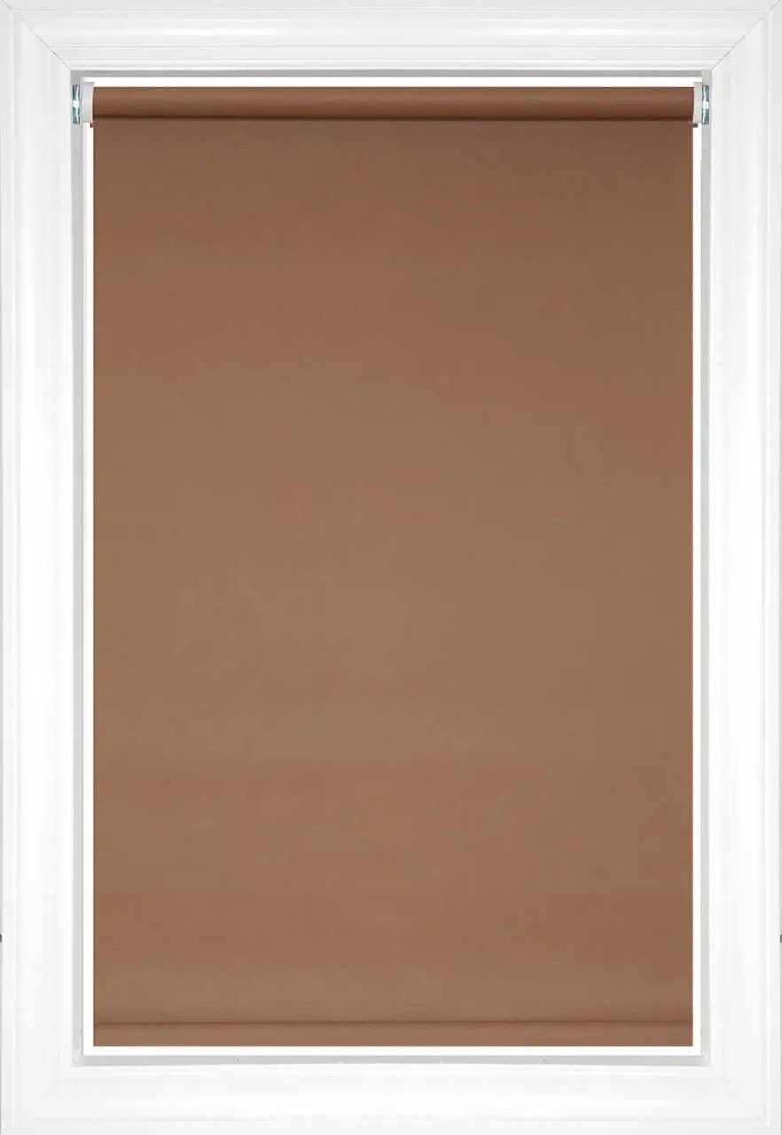 Brown Cameo Classic/Designer Light Filtering Roller Shades