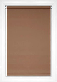 Brown Cameo Classic/Designer Light Filtering Roller Shades