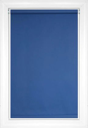 Royal Blue Cameo Roller Shades