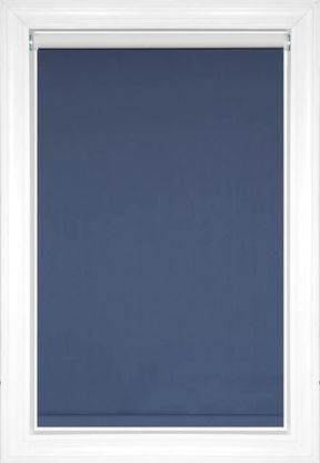 Navy Devon Blackout Roller Shades Navy Devon Blackout Roller Shades