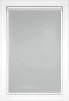 Gris métro Brilliance Vinyl Opaque Toiles de fenêtre