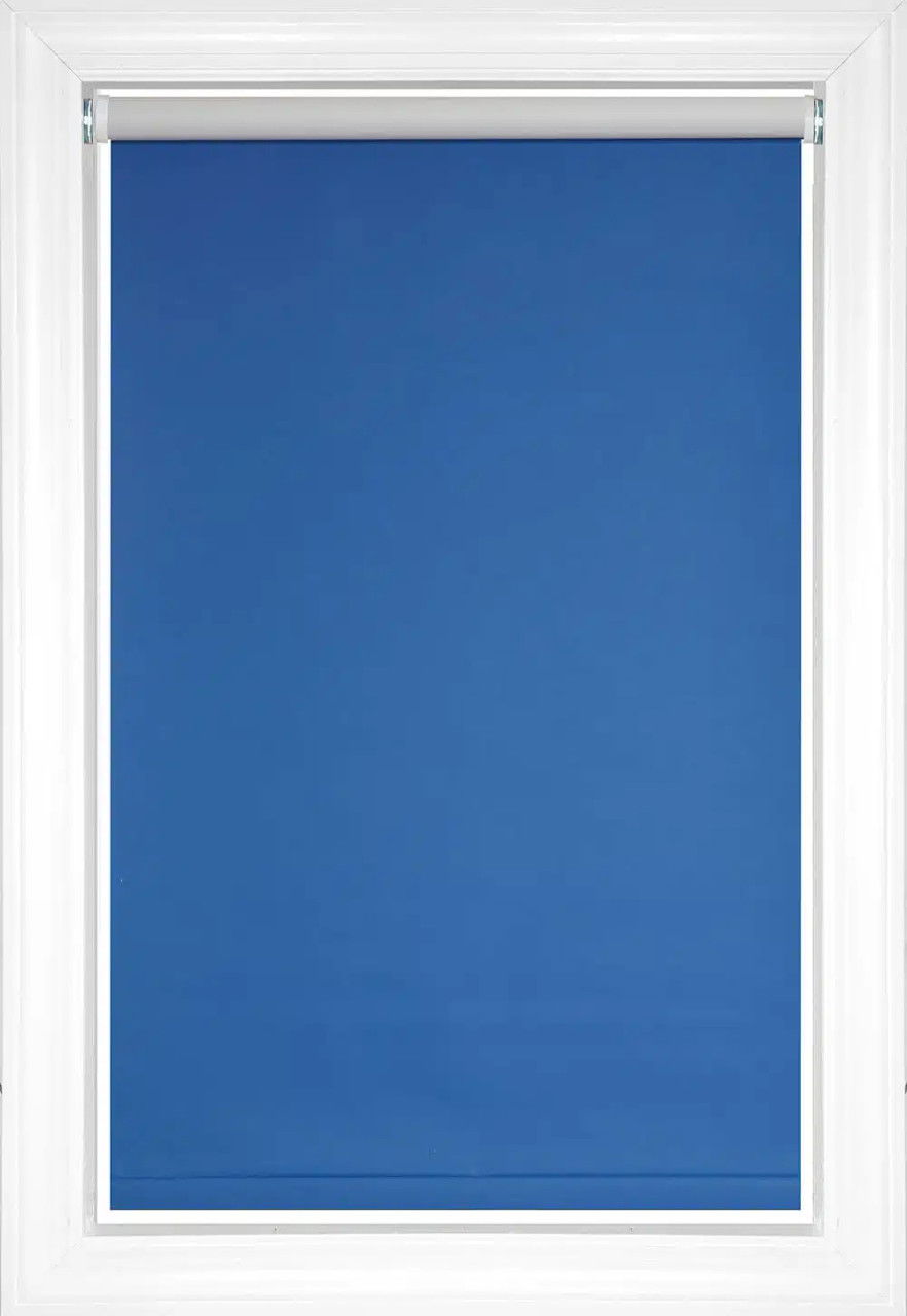 Royal Blue Devon Blackout Fabric Blackout Roller Shades