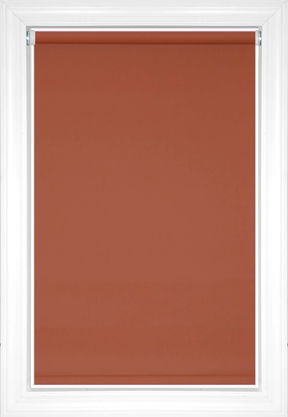 Terra Cotta Cameo Roller Shades