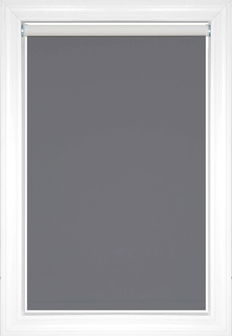 Dark grey Devon Blackout Fabric Blackout Roller Shades