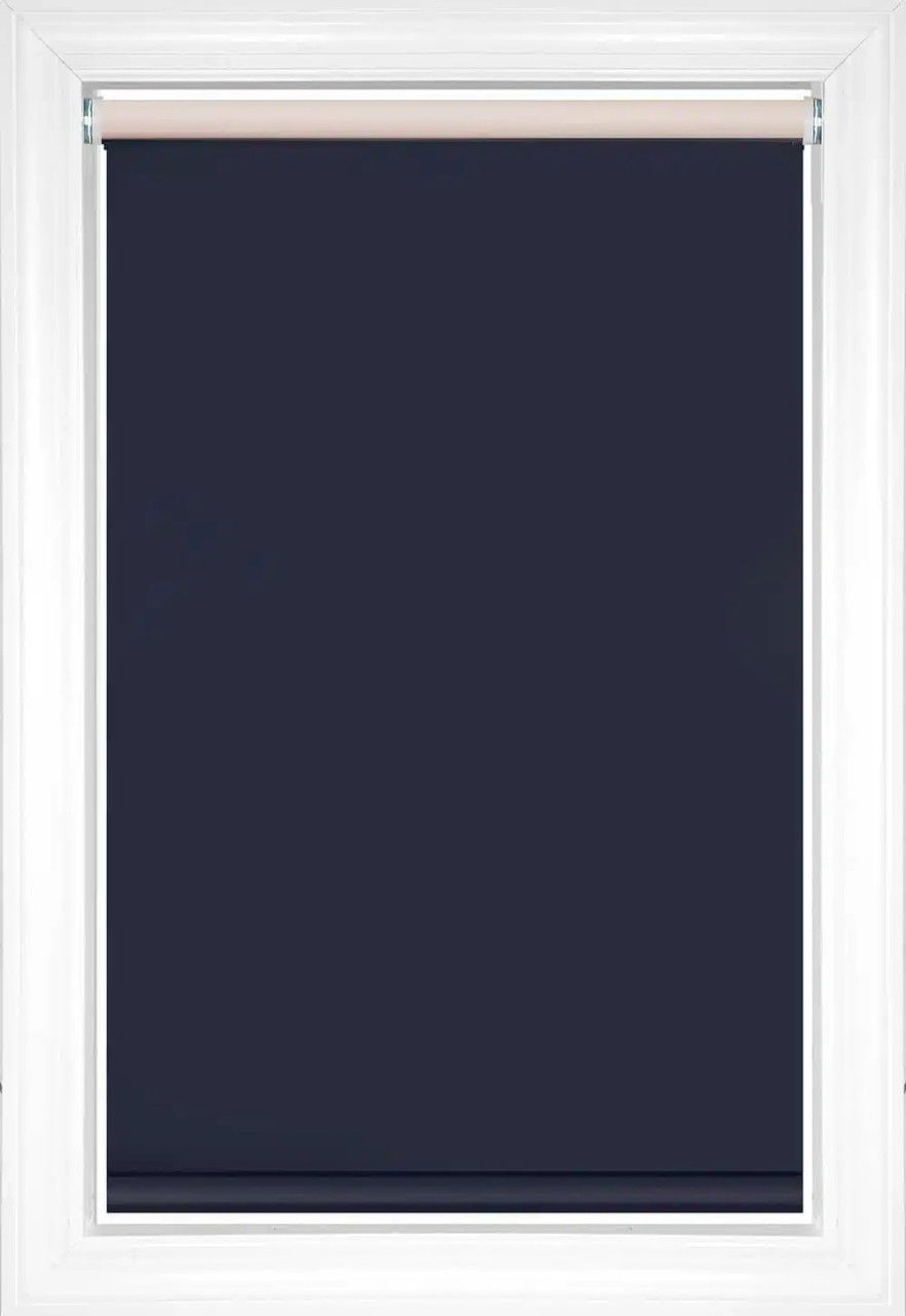 Symphony Blue Brilliance Vinyl Blackout Roller Shades