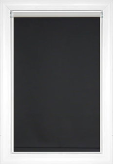 Black Devon Blackout Fabric Blackout Roller Shades OLD Black Devon Blackout Fabric Blackout Roller Shades OLD