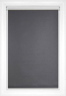Stucco Charcoal Brilliance Vinyl Blackout Roller Shades