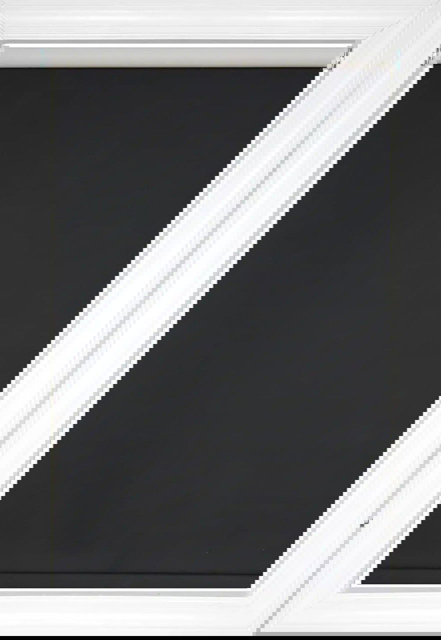 Noir Dévon Opaque Fabric Opaque Toiles de fenêtre
