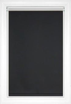 Noir Dévon Opaque Fabric Opaque Toiles de fenêtre