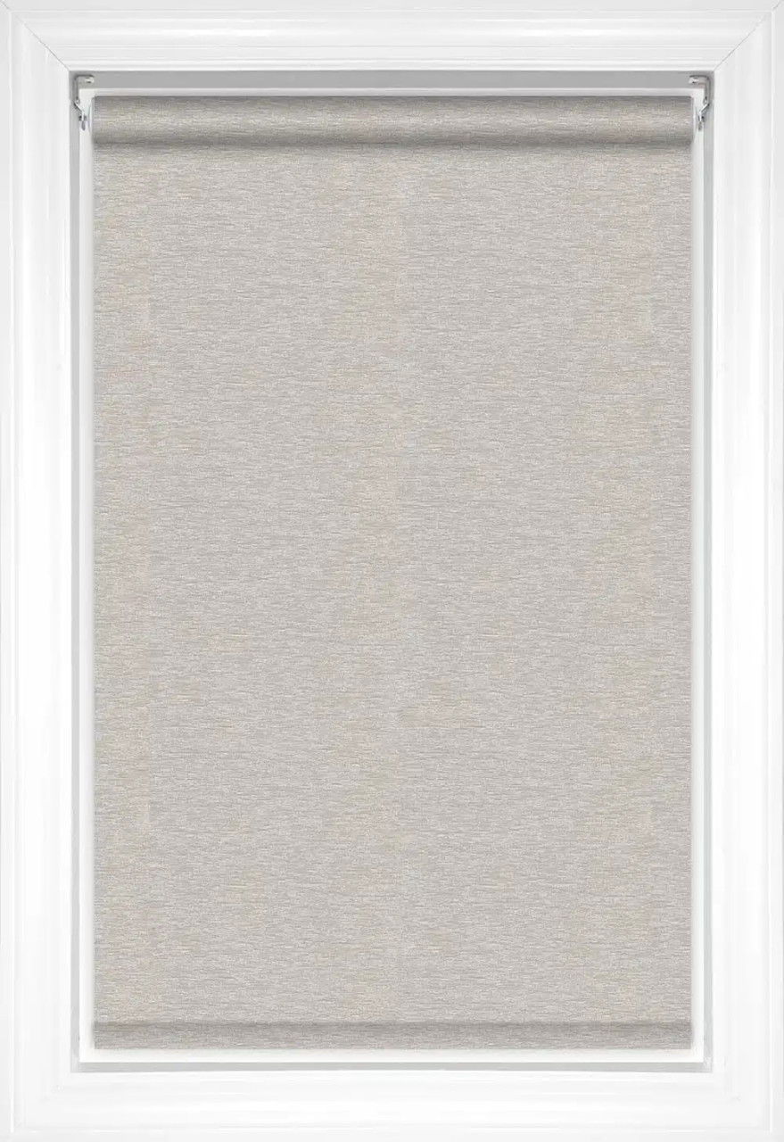 Oyster Leyton Blackout Fabric Blackout Roller Shades OLD