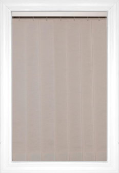 White Down Satara Vertical Fabric Blinds