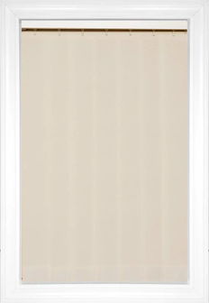 Oatmeal Sophie Vertical Fabric Blinds