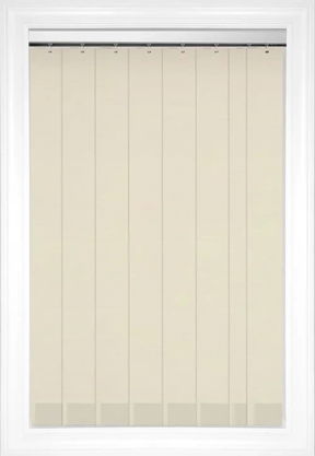 Ivory Hudson Vertical Fabric Blinds