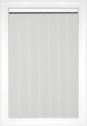 Ombre blanche Linen Stores verticaux en tissu