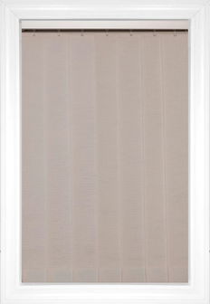 Blanc doux Satara Stores verticaux en tissu