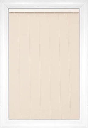 Crème Carlisle Satara Stores verticaux en tissu Crème Carlisle Satara Stores verticaux en tissu
