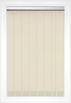 Stores verticaux en tissu Hudson - Ivoire Stores verticaux en tissu Hudson - Ivoire