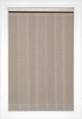 Natural Chagall Vertical Fabric Blinds Natural Chagall Vertical Fabric Blinds