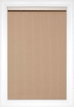 Cream Macrame Vertical Fabric Blinds Cream Macrame Vertical Fabric Blinds