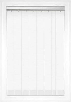 Cotton Hudson Vertical Fabric Blinds