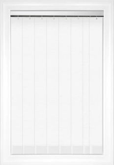 Cotton Hudson Vertical Fabric Blinds