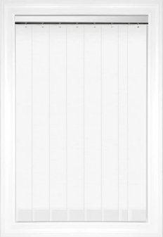 Cotton Hudson Vertical Fabric Blinds