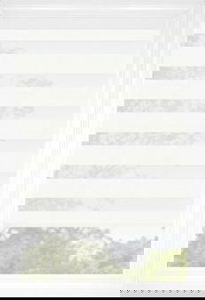 Porcelain Cascade Elegance Linen II Light Filtering Sheer Shades