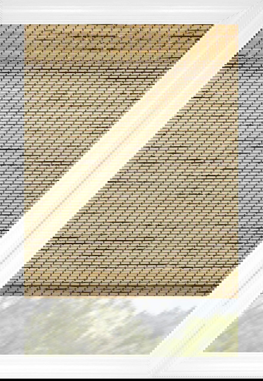 Bamboo Fiji Flat Woven Wood Shades