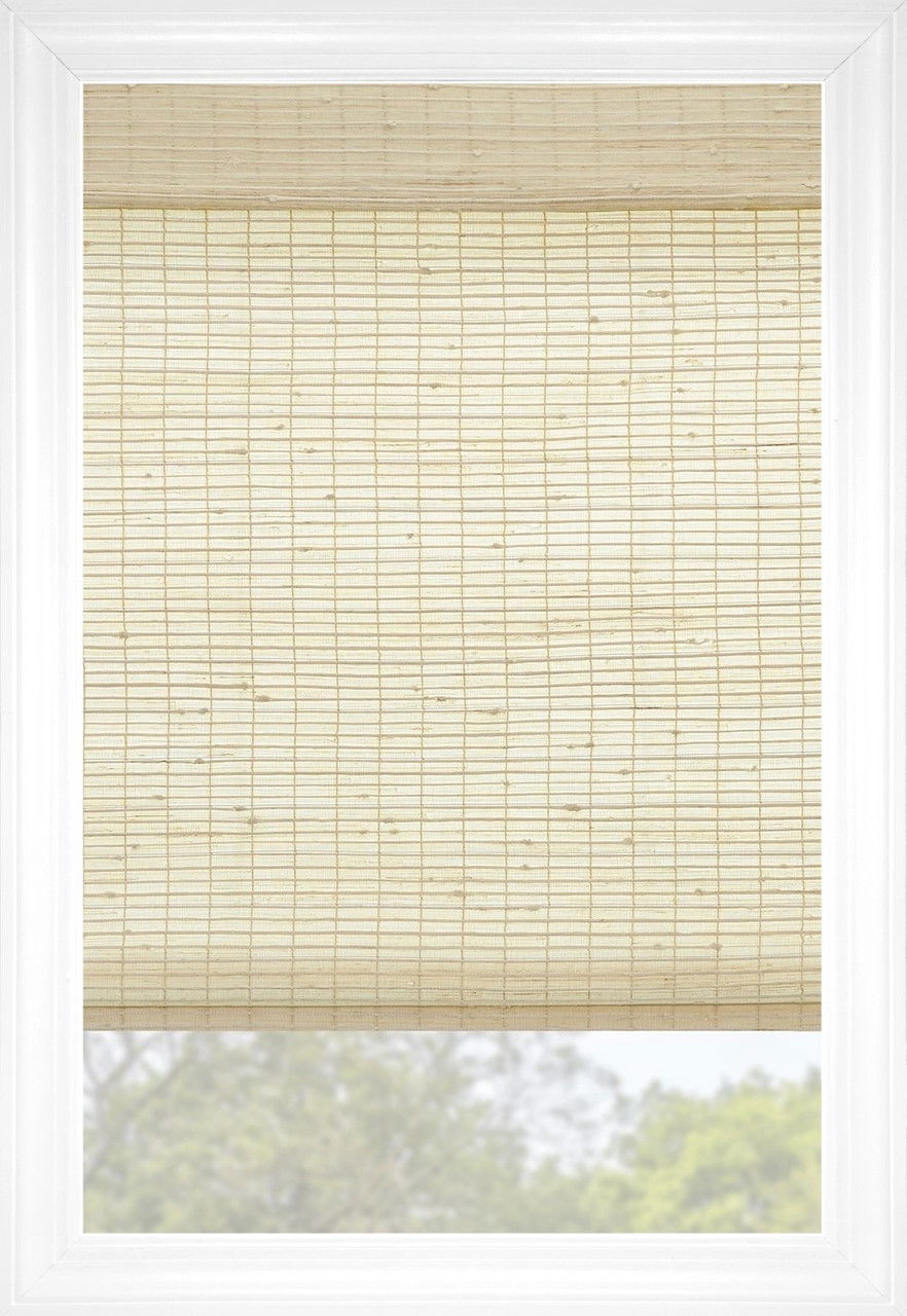 Desert Sand WestPalm Flat Woven Wood Shades