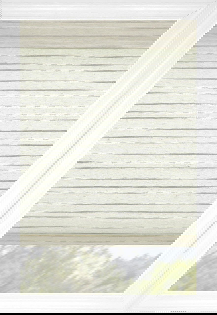 Summer Linen The Sunday Morning - Jhonny Curran Collection [Online Exclusive] Flat Woven Wood Shades