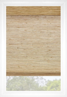 Sand St-Lucia Flat Woven Wood Shades