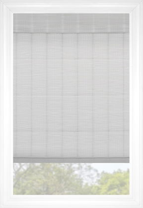 Chalk Moorea Woven Wood Shades