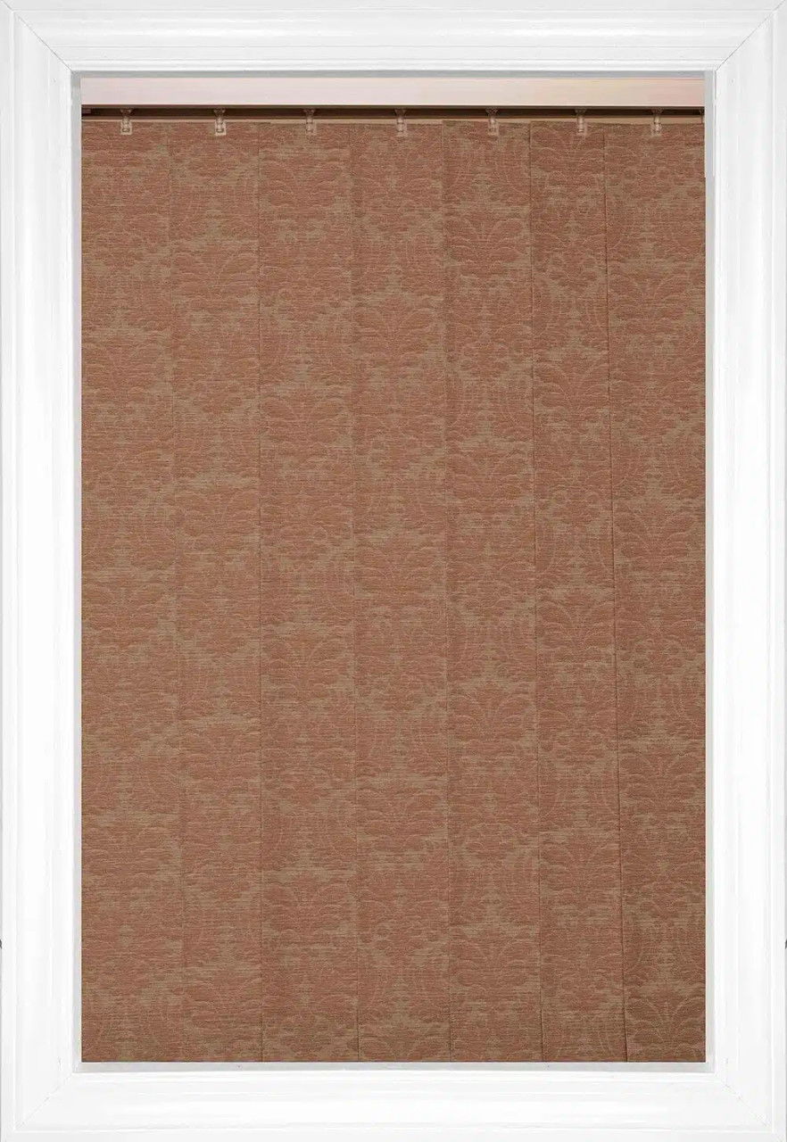 Pearl Versailles Vertical Fabric Blinds