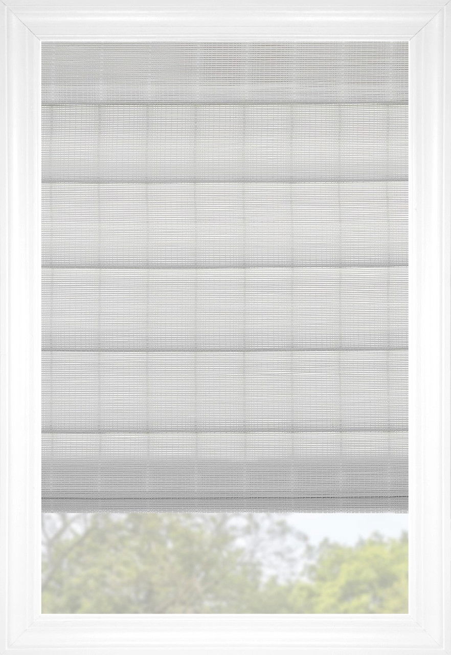 Chalk Moorea Classic Woven Wood Shades