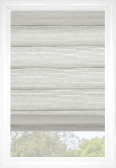 Pale Gray Miyako Classic Woven Wood Shades