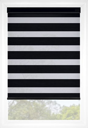 Black Cascade Sheer Shades Black Cascade Sheer Shades