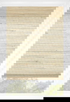 Wheat Montauk Flat Woven Wood Shades