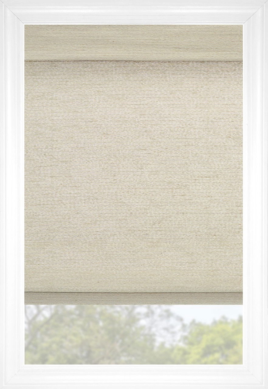 Toasted Oat The Neutral Canvas - Jhonny Curran Collection [Online Exclusive] Flat Woven Wood Shades