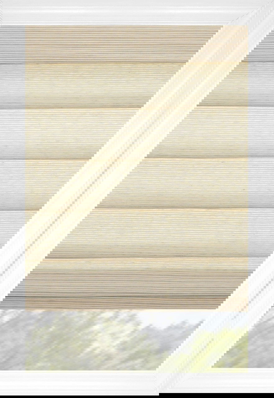 Pale Sand Miyako Classic Woven Wood Shades