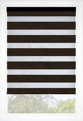Espresso Cascade Room Darkening Sheer Shades