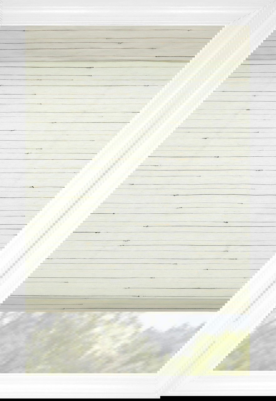 Cotton Canvas Charleston Flat Woven Wood Shades