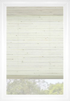 Cotton Canvas Charleston Flat Woven Wood Shades