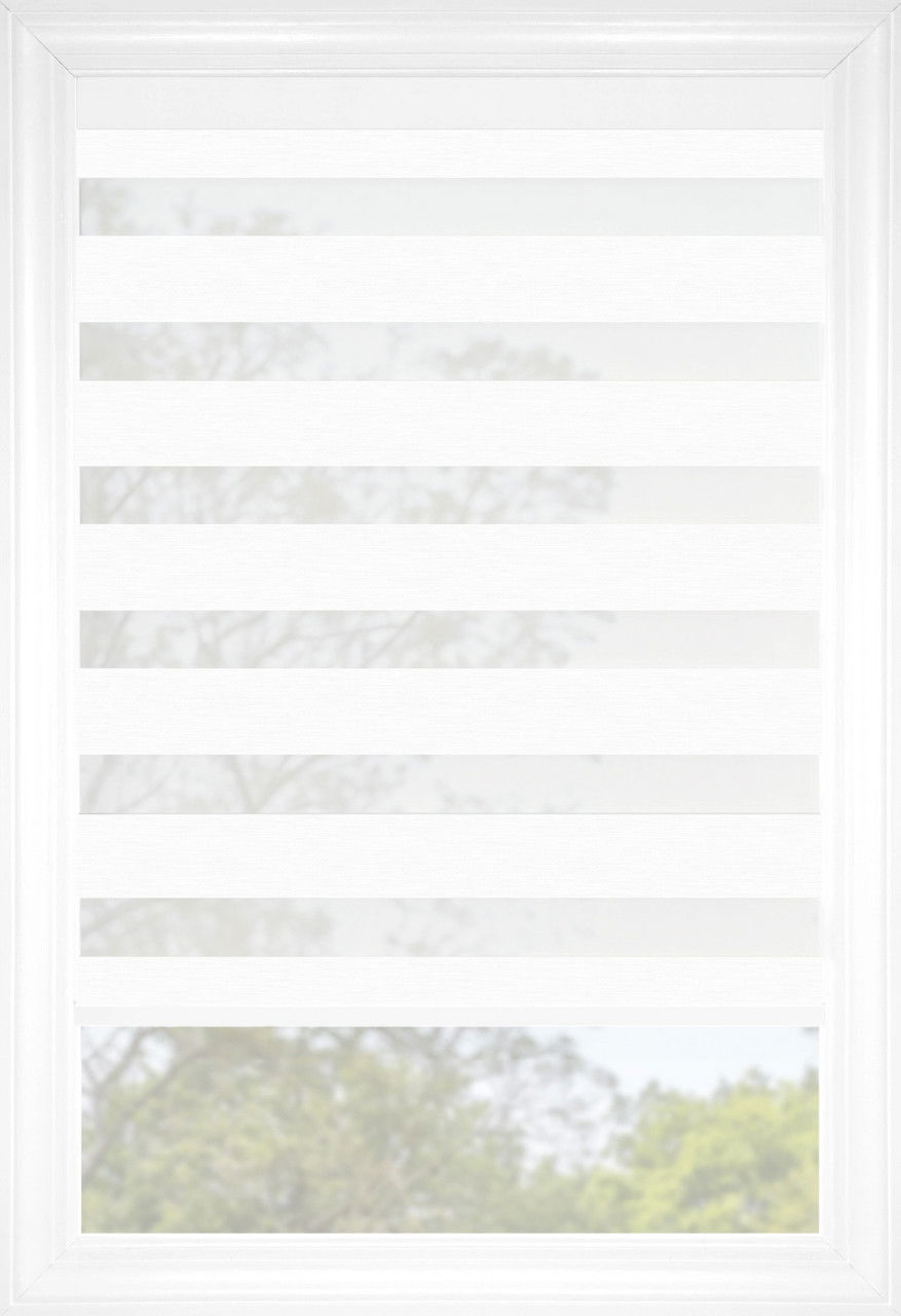 Snowcap Cascade Santa Fe Light Filtering Sheer Shades